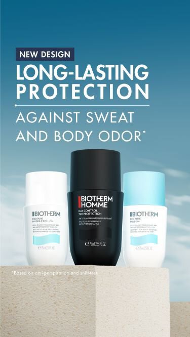 Deodorants new design Long-lasting protection against sweat and body odor* *Based on anti-perspiration and sniff-test.