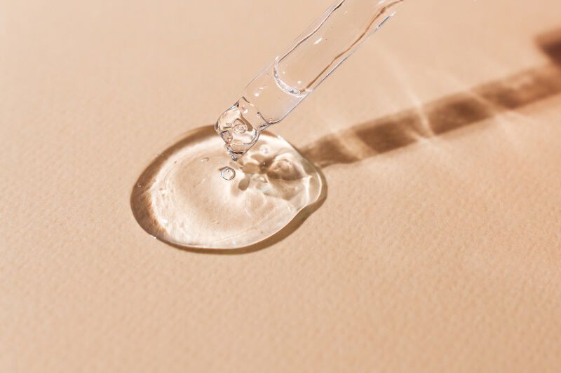 Close-up eye area of ​​a woman
