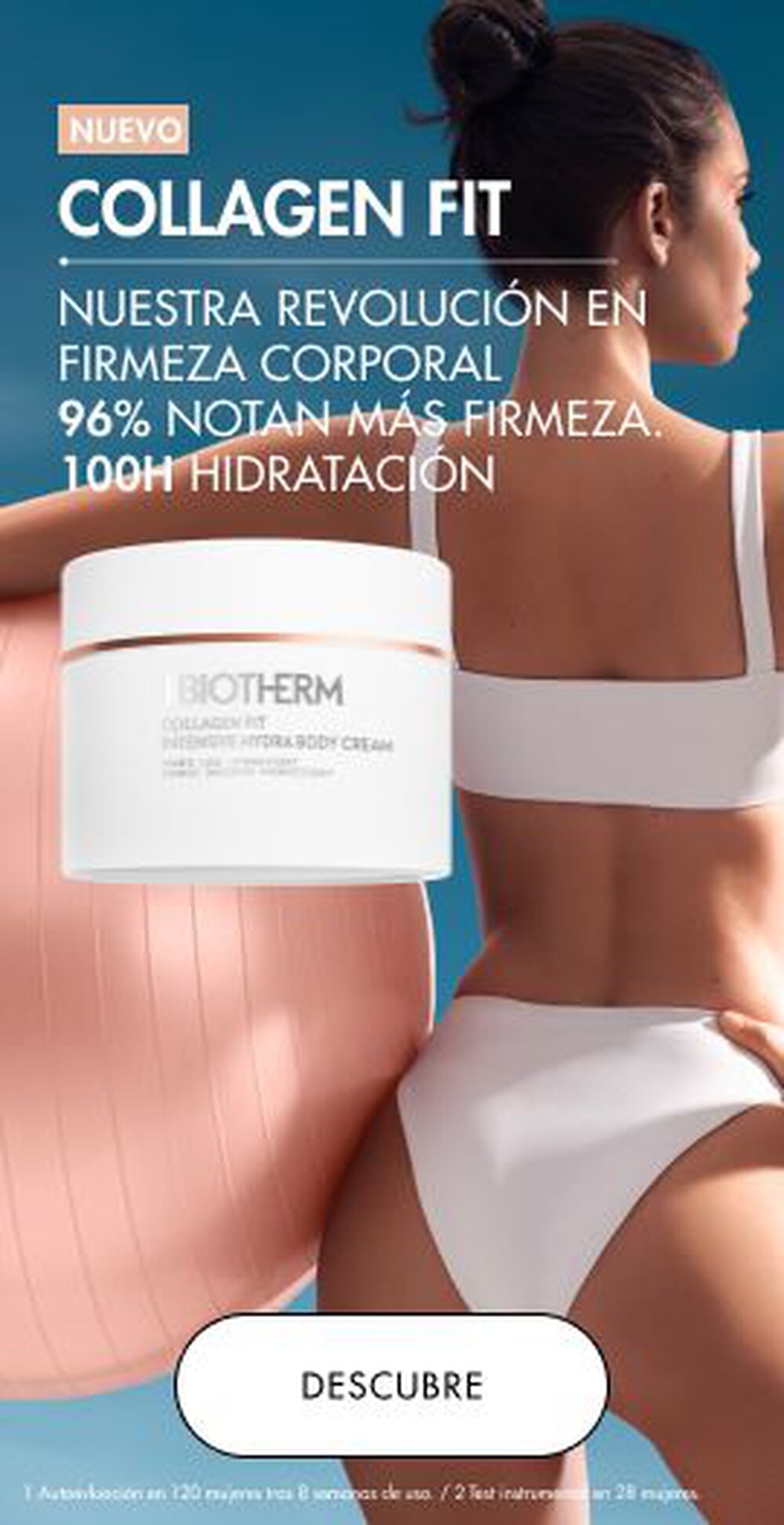 woman holding a phone showing the bioscan service