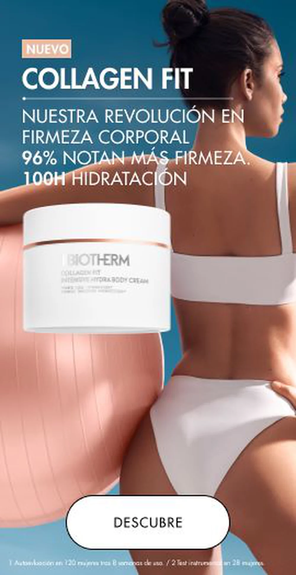 woman holding a phone showing the bioscan service