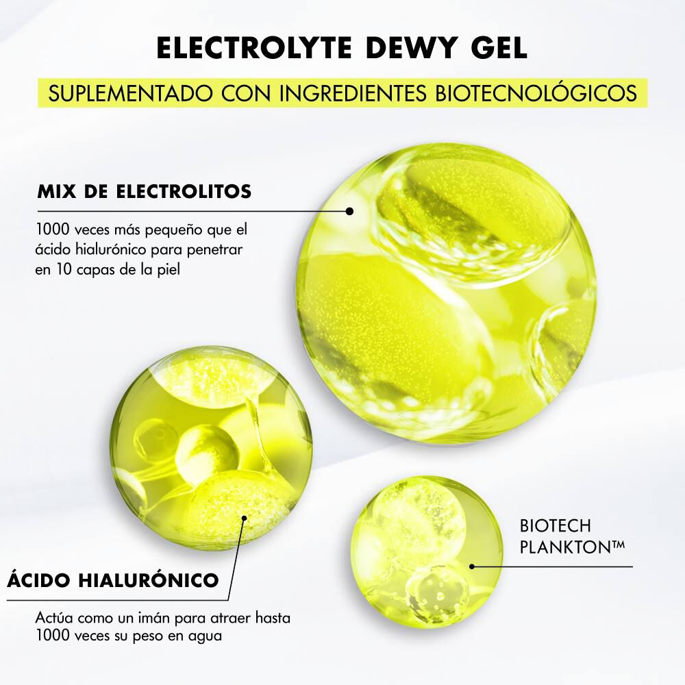 AQUASOURCE+ Electrolyte Dewy Gel 100H, gel facial hidrantante